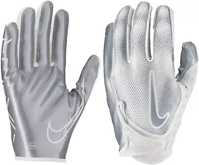 Nike Vapor Jet 7.0 Football Gloves WHITE | SILVER | SILVER 2XL • $38.99