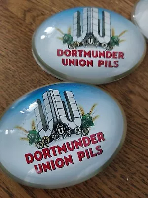 Dortmunder Union Pils Beer Pump Lens Oval For Mancave Pub Shed Bar  • £3