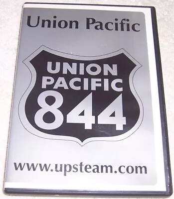 Union Pacific 844 DVD Last Steam Locomotive Built For The Union Pacific Train • $9.99