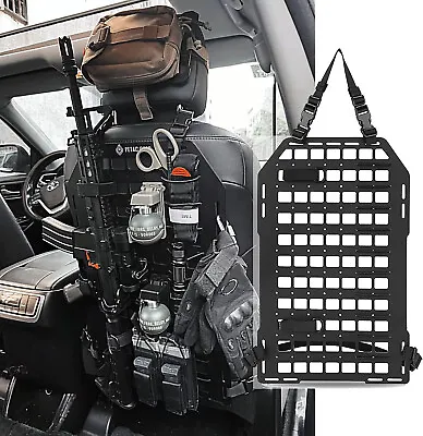 MOLLE Panel Tactical Rigid Car Truck Seat Back Gun Shooting Storage Organizer 🔥 • $34.95