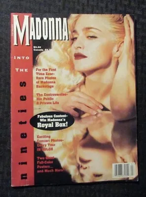 1991 MADONNA Into The Nineties Magazine FN+ 6.5 Posters & Concert Photos • $25.25