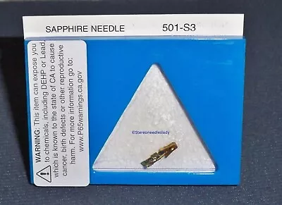 Pfanstiehl 501-S3 For 78 RPM GE RPJ-07D For RPX-040A SERIES TRIPLE PLAY NEEDLE • $15.50