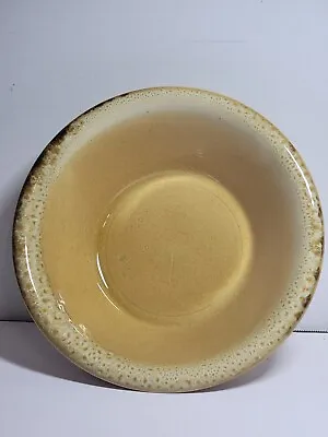 VINTAGE Canonsburg Pottery Co Butterscotch Ironstone Serving Bowl 10 X3  NICE! • $14