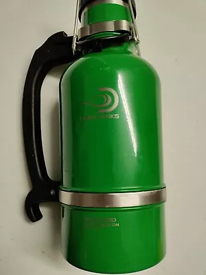 Drinktank 64 Oz Green Growler Jug Vacuum Insulated Leakproof-PA Brewfest Logo!! • $22.88