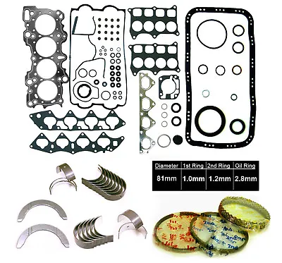 BRAND NEW 99-00 Honda Civic Si 1.6L VTec B16A2 FULL GASKET SET *RE-RING KIT* • $99.95