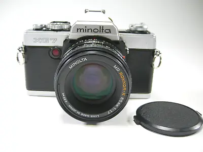 Minolta XG7 35mm SLR W/MD Rokkor-x 50mm F1.7 • $99.99