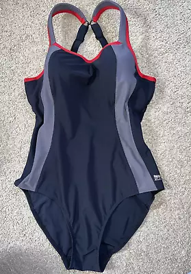 NWOT Sz 34D Panache Racing Swim Athletic Sport One-Piece Swimsuit Swimwear • $19.99