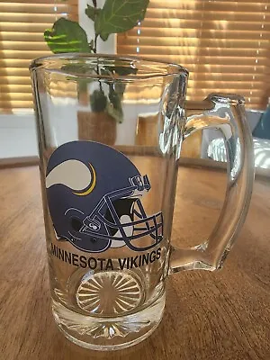 RARE NFL Minnesota Vikings Pint Beer Drinking Glass Mug | 16oz • $27.99