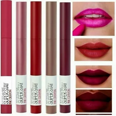 MAYBELLINE SuperStay Ink Matte Crayon Lipstick CHOOSE SHADE New • £5.49