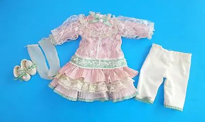 Beautiful Lace And Layered French Mundia Doll Dress Outfit For 17  Doll 1992 • $14.95