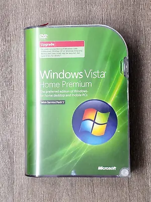 Microsoft Windows Vista Home Premium Upgrade 32 Bit Dvd Software W/ Key • $34.65