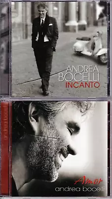 Andrea Bocelli  Incanto  &  Amor  2CDs Combine Shipping Additional CDs Ship Free • $1.99