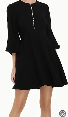 Elegent Zimmermann Mini Black Dress Size 2 (AU 12) - Worn Once • $350