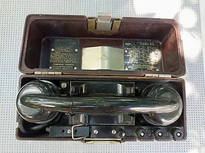 1967 Soviet Phone TAI-43 Bakelite Box USSR Military Army Ww2 • $155