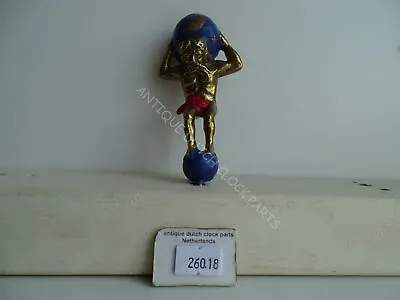 Brass Atlas With Pin For Dutch Zaanse Or Zaandam Clock 4 1/8  Or 105 Cm Tall • $44
