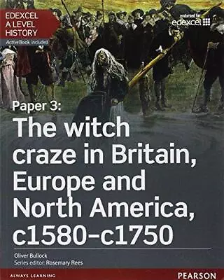 Edexcel A Level History Paper 3: The Witch Craze In Britain Europe And North A • £8.38