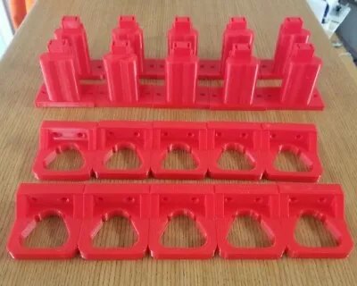 Fits Milwaukee M12 Tool And Battery Holder Mount Red 10 Of Each Organizer • $30.99