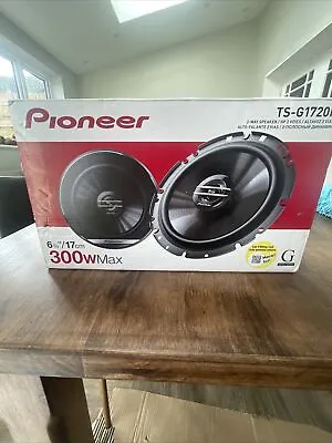 £21 • Buy Pioneer TS-G1720F 6.5  17cm 2 Way Coaxial Car Audio Speakers Inc Grilles 300w