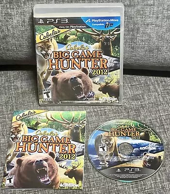 Cabela's Big Game Hunter 2012 PS3 PlayStation 3 - Complete CIB • $9.99