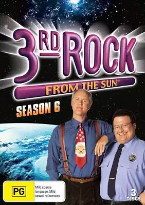 3rd Rock From The Sun : Season 6 (DVD 2010 3-Disc Set) Region 4 • $17.95