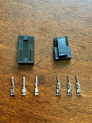 3 Pin Male And Female Molex Connector With 3 Male And 3 Female Pins 436400300 • $6.25