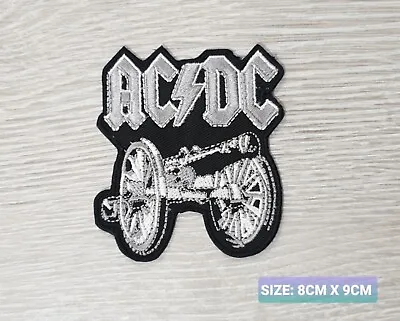 £3.25 • Buy Acdc Rock Music Band Logo Embroidered Applique Iron / Sew On Patches