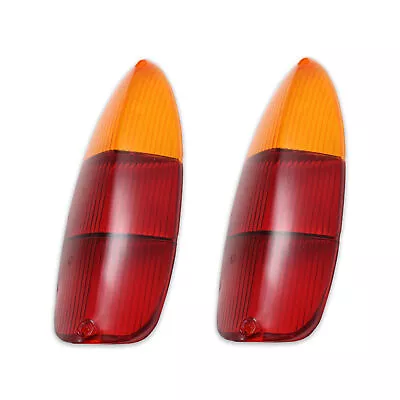 New VW Type 3 European Amber Top Flat Tail Light Lenses Pair 1961-1969 • $90