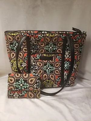 Vera Bradley Large Tote And Matching Wallet  • $34.95