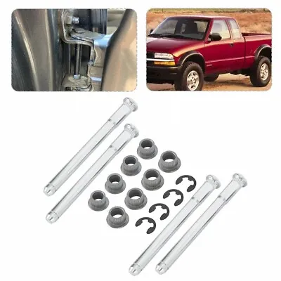 Door Hinge Pins And Bushing Kit 2 Door 4 Pin Fit For 94-04 Chevy S10 GMC S15 US • $16.72