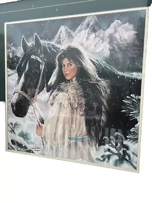 Maija Signed Native American Print “Evening Snow” • $125