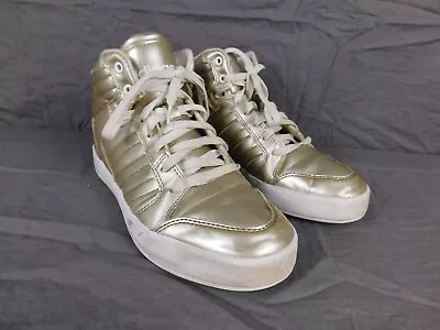 Adidas Shoes Womens Size 9 Gold Neo Label Raleigh Running Training Sneakers Mid • $21.47