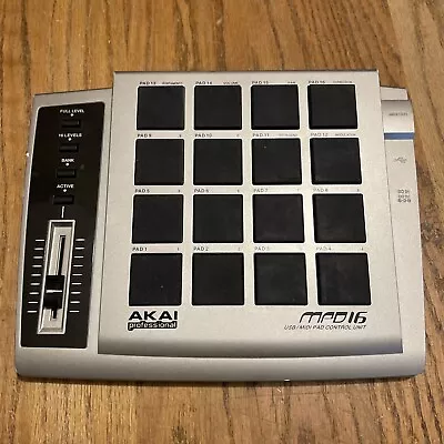 AKAI MPD16 Professional USB/Midi Pad Controller - Tested • $24.99