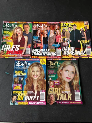 $12.55 • Buy BUFFY The Vampire Slayer Official Magazine 2002 Lot Of 5 Items! VINTAGE!