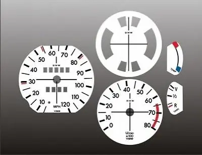 White Face Gauges For 1973-1976 BMW 2002 • $27.99