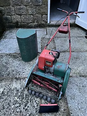 Vintage Qualcast Suffolk Super Punch 14’’ Petrol Lawnmower Restore Or Spares • £4.20