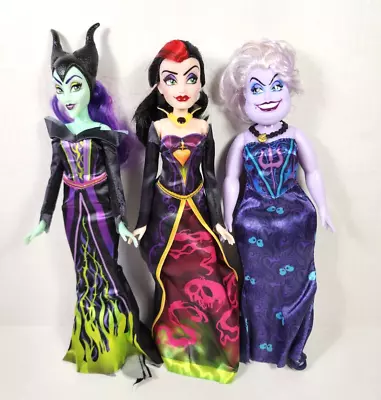 Disney Villains Black And Bright Collection Dolls Evil Queen Ursula Maleficent • $39.99