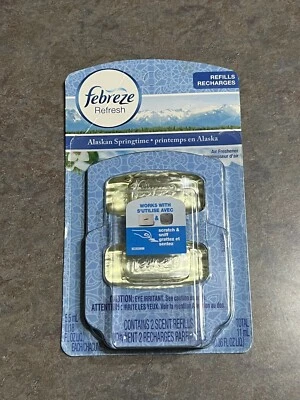 $14.99 • Buy Febreze Refresh Refills Alaskan Springtime Air Freshener Fits Set/Stick&Refresh