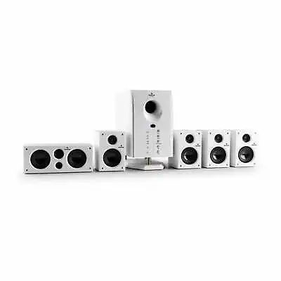 £89.99 • Buy 5.1 Surround Sound Active Speaker System Home Audio Music Remote 95 W RMS White