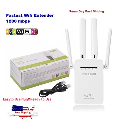 WiFi Extender Booster Repeater For Home & Outdoor Wireless Strong Penetrability • $14.65