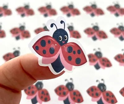 Lady Bird Sticker  Lady Bug Planner Stickers Laptop Stickers  Envelope Seals • £1.90