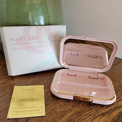 Mary Kay Glamour Compact Empty Case Eye Shadow Powder Cheek Color #3539 PINK • $12