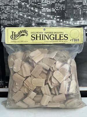 $99 • Buy Houseworks #7103 Dollhouse Tapered Roofing Shingles 1000 Pieces NEW!