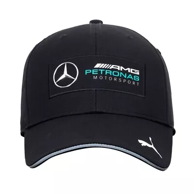 Puma Original Cap Mercedes Amg Petronas Motorsport New Metal Logo Unisex Black • $41.79