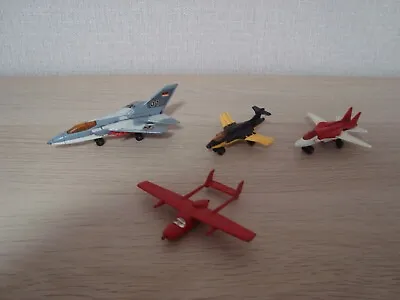 4 Aeroplanes - Matchbox Sky Busters Tornado / 2 Matchbox / Sky Master Cessna • £7.99