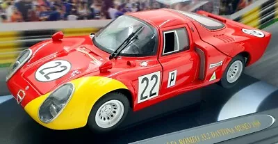 Ricko 1/18 Scale Diecast 32143 - Alfa Romeo 33.2 Series Racing 1968 #22 • $112