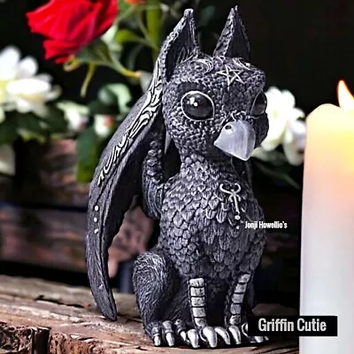 Cult Cuties Griffin Figurine Ornament Gothic Pagan Wiccan Home Art Deco Gift • £16.50