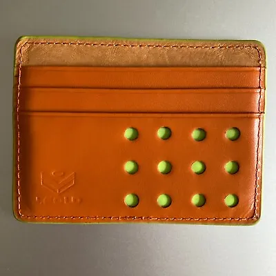 J. Fold V-12 Carrier Wallet | Men's Leather Slim Wallet Front Pocket - RARE • $40