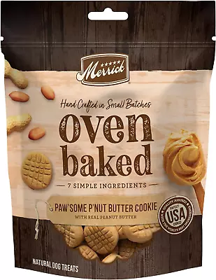 Oven Baked Dog Treats Natural Cookies For Dogs Paw’Some P’Nut Butter Cookie Wi • $11.49