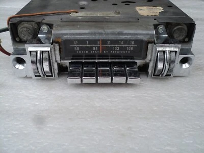 $899 • Buy  68-69 PLYMOUTH BARRACUDA AM/FM RADIO  YES IT WORKS  Dial Does Not Move Much