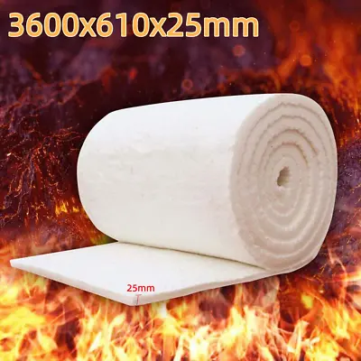 £61.88 • Buy Ceramic Fiber Insulation Blanket Insulation High Temperature Fireproof Mat Pad